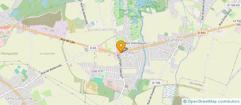 localisation de l'entreprise SCI F.V  ANNEQUIN