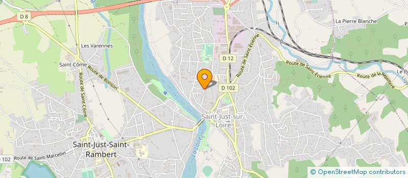 localisation de l'entreprise SCI F.V.F  SAINT-JUST-SAINT-RAMBERT