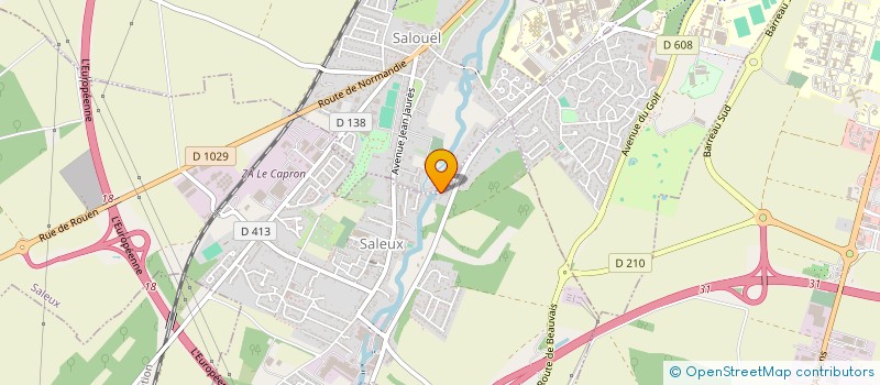 localisation de l'entreprise SCI F.V.H  SALOUEL