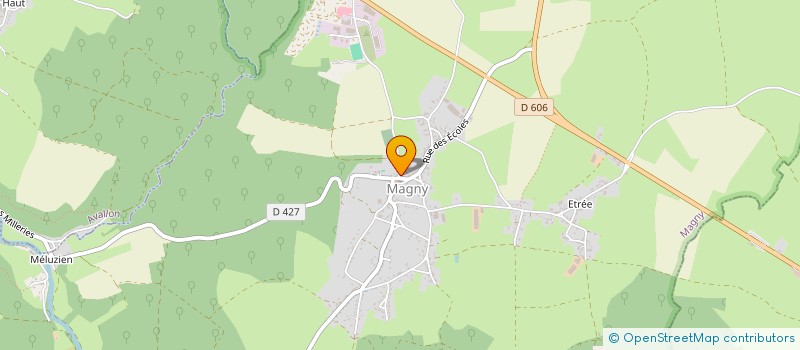 localisation de l'entreprise SCI F.X.  MAGNY