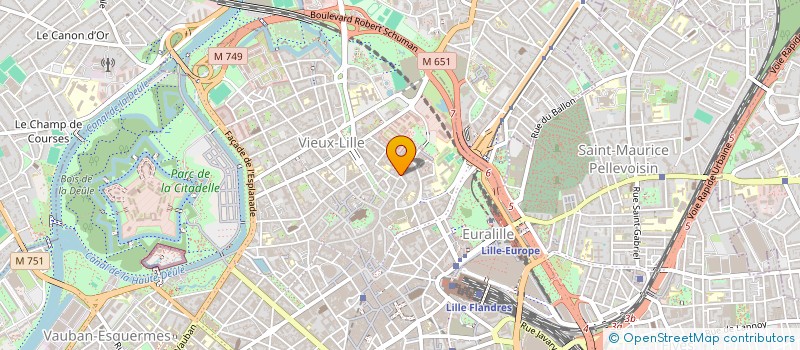 localisation de l'entreprise SCI F.X.CREPY ET FILS à LILLE