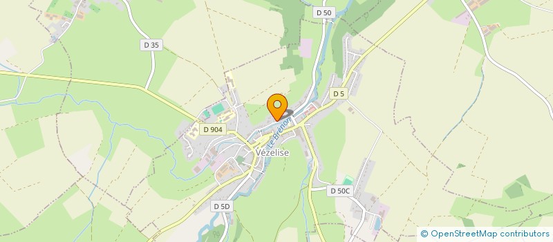 localisation de l'entreprise SCI F.Y.S.  VEZELISE