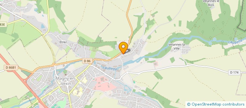 localisation de l'entreprise SCI F2AC  MAGNY-EN-VEXIN