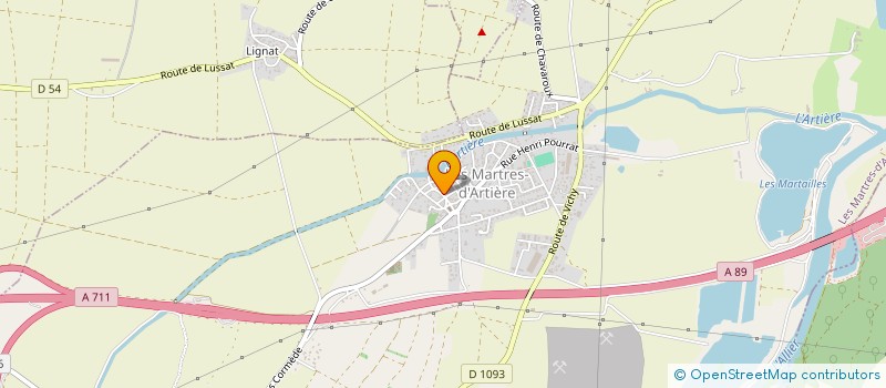 localisation de l'entreprise SCI F2AD  LES MARTRES-D'ARTIERE