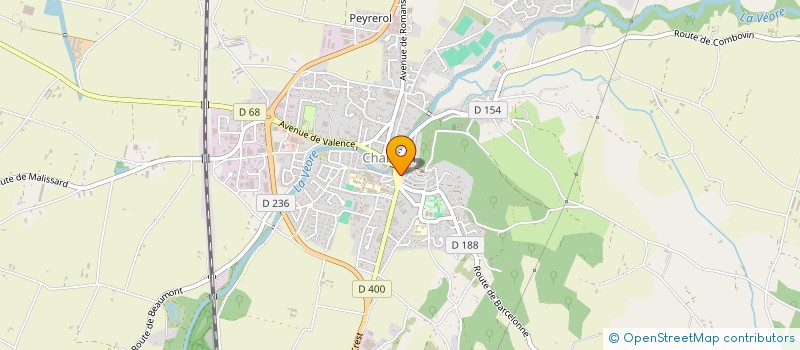 localisation de l'entreprise SCI F2BP à CHABEUIL