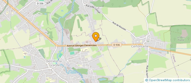 localisation de l'entreprise SCI F2C  SALESCHES