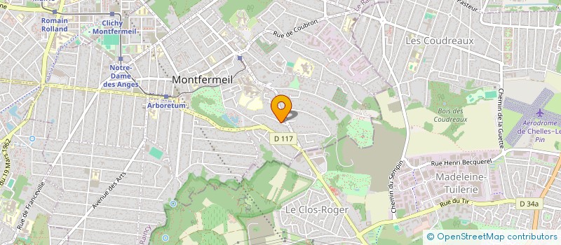 localisation de l'entreprise SCI F2CA à MONTFERMEIL