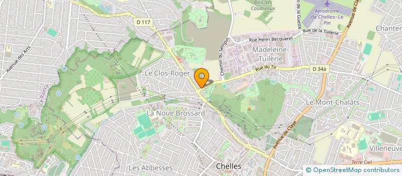 localisation de l'entreprise SCI F2CJ  CHELLES