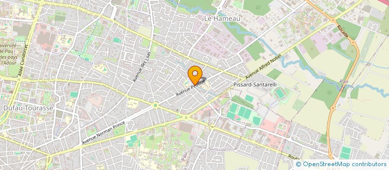 localisation de l'entreprise SCI F2F à PAU