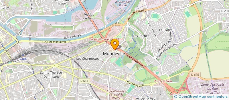 localisation de l'entreprise SCI F2G à MONDEVILLE