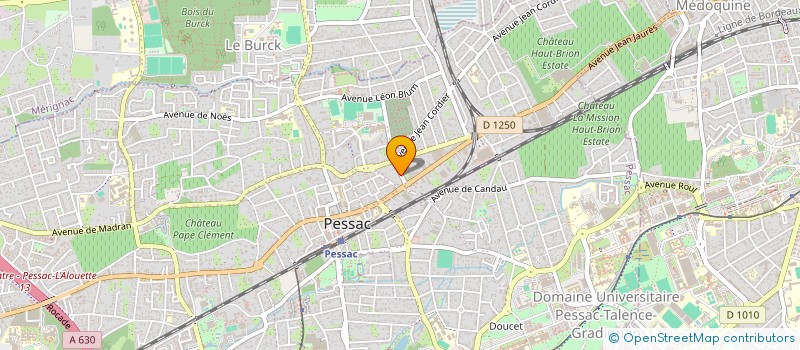 localisation de l'entreprise SCI F2H  PESSAC