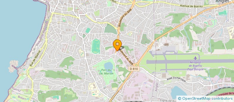 localisation de l'entreprise SCI F2J à BIARRITZ