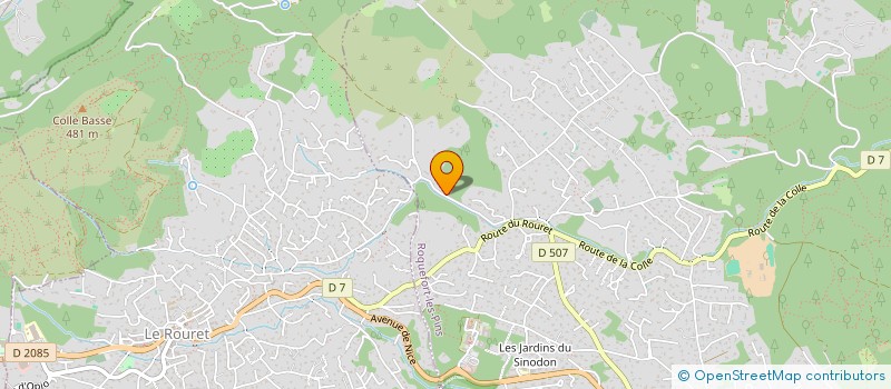 localisation de l'entreprise SCI F2J2M à ROQUEFORT-LES-PINS