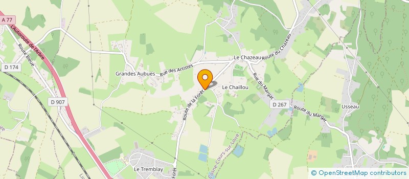 localisation de l'entreprise SCI F2L...  CHAULGNES