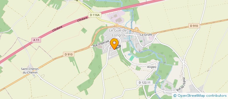 localisation de l'entreprise SCI F2MS à LE GUE-DE-LONGROI