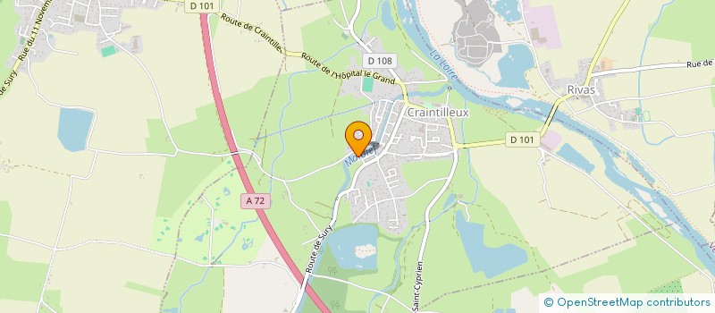 localisation de l'entreprise SCI F2R-1  CRAINTILLEUX