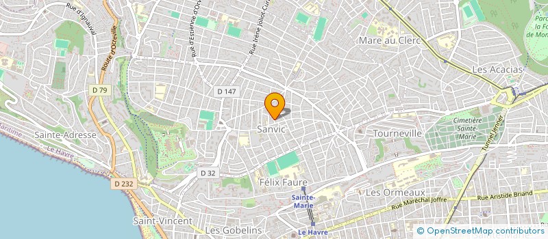 localisation de l'entreprise SCI F2S à LE HAVRE