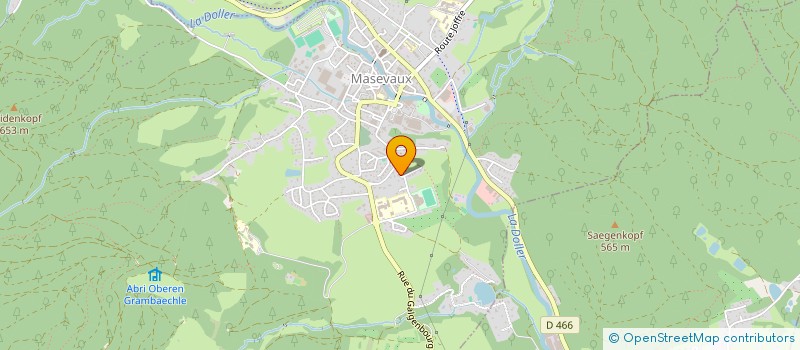 localisation de l'entreprise SCI F325  MASEVAUX-NIEDERBRUCK