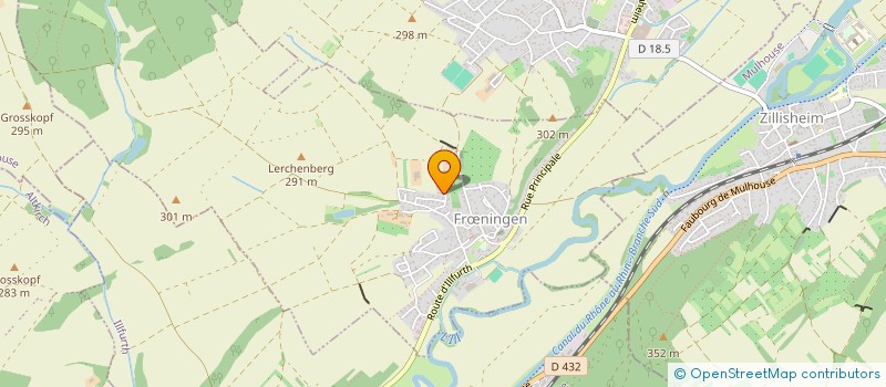 localisation de l'entreprise SCI F3S  FRNINGEN