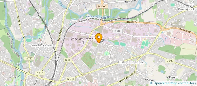 localisation de l'entreprise SCI F3S  L'ISLE-D'ESPAGNAC