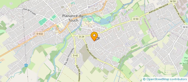 localisation de l'entreprise SCI F3V  PLAISANCE-DU-TOUCH