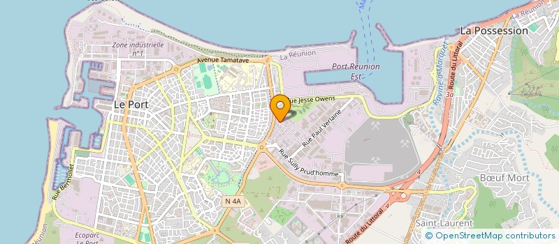 localisation de l'entreprise SCI F4 à LE PORT
