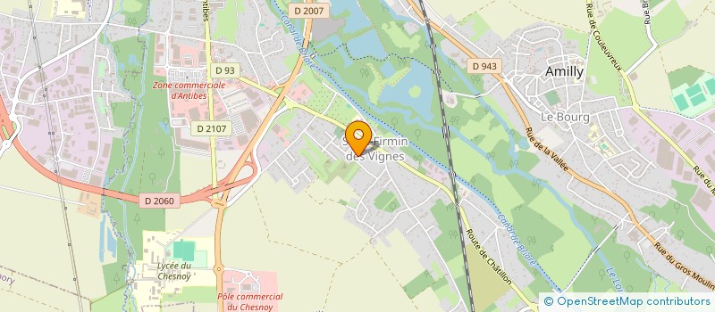 localisation de l'entreprise SCI F45-F75 à AMILLY