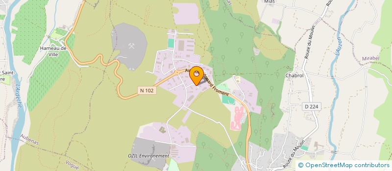 localisation de l'entreprise SCI F5PVT  LAVILLEDIEU