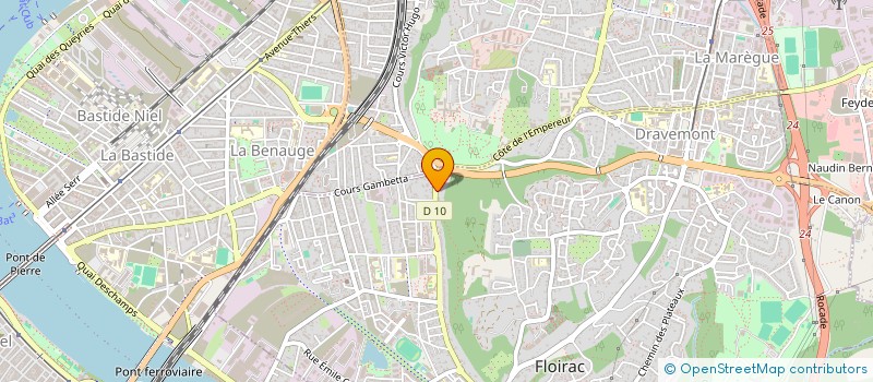 localisation de l'entreprise SCI FA 12  FLOIRAC