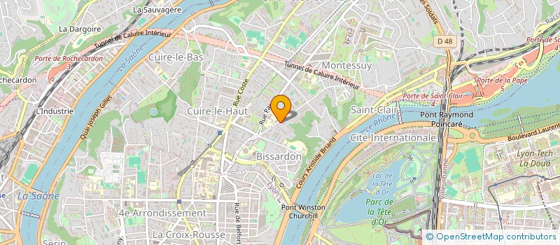 localisation de l'entreprise SCI FA  LYON