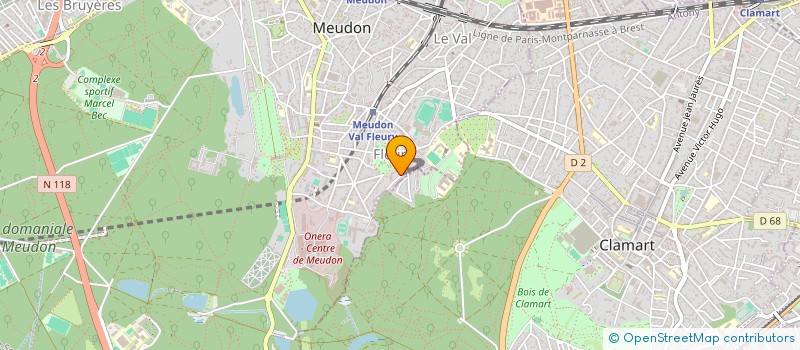 localisation de l'entreprise SCI FA ESTATE à MEUDON