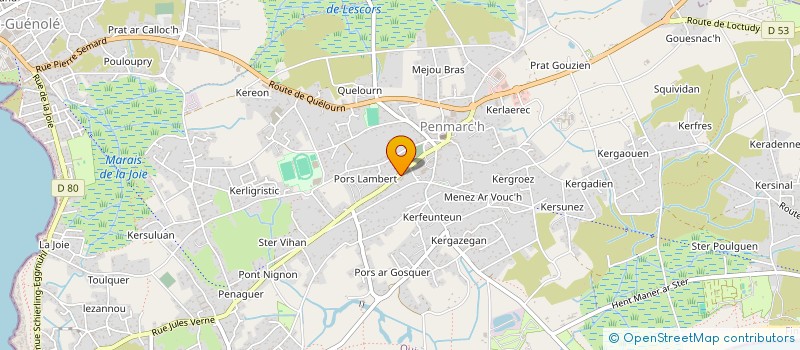 localisation de l'entreprise SCI FA KA  PENMARCH