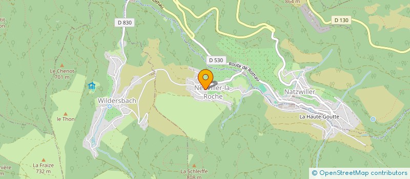 localisation de l'entreprise SCI FA.LO  NEUVILLER-LA-ROCHE