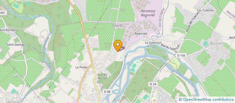 localisation de l'entreprise SCI FA.MI. à COGNAC
