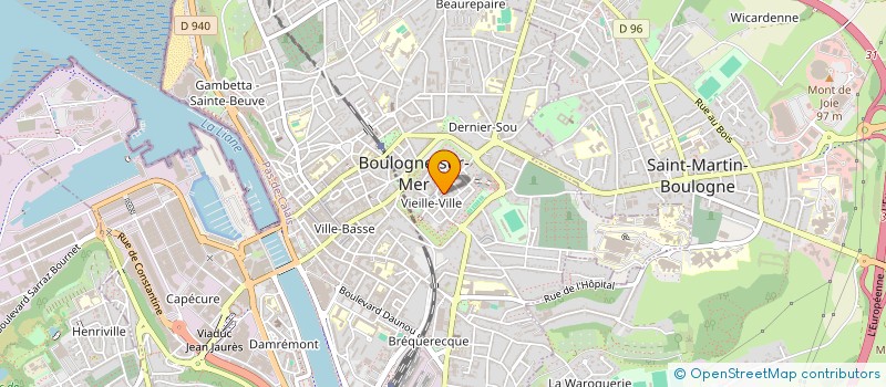 localisation de l'entreprise SCI FA MI JO à BOULOGNE-SUR-MER
