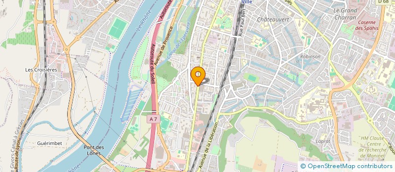 localisation de l'entreprise SCI FA SYL  VALENCE