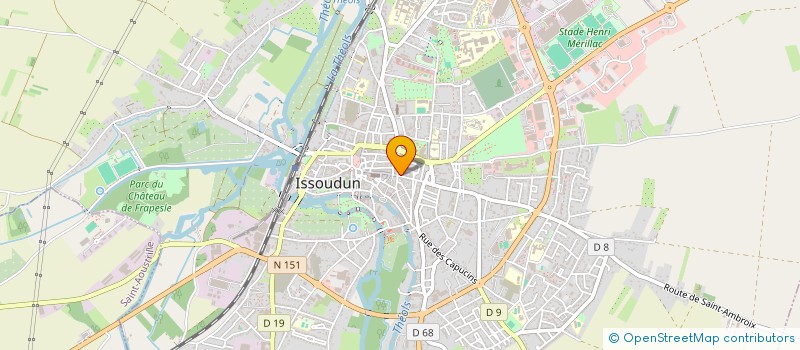 localisation de l'entreprise SCI FAAB36 à ISSOUDUN