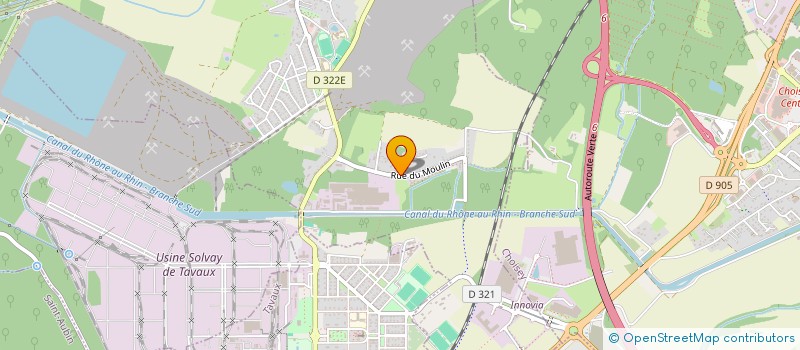 localisation de l'entreprise SCI FAAG  ABERGEMENT-LA-RONCE