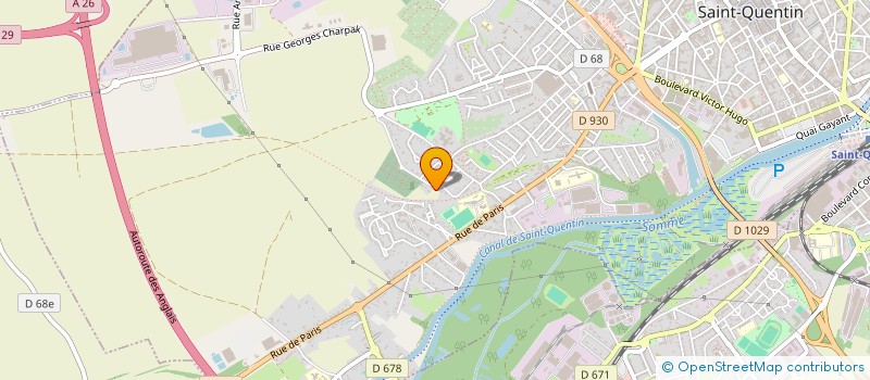 localisation de l'entreprise SCI FAB 4 RENT à SAINT-QUENTIN