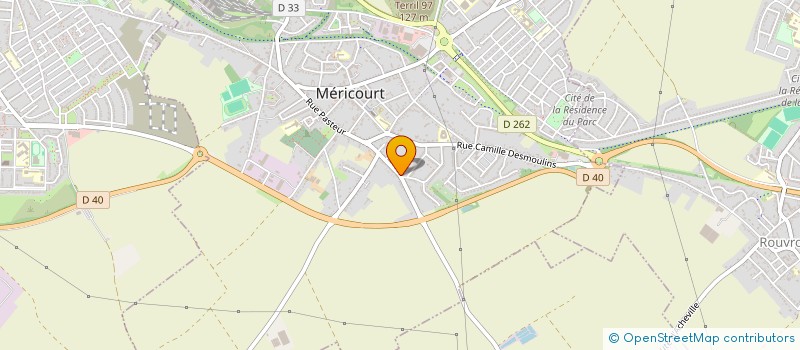 localisation de l'entreprise SCI FAB  MERICOURT