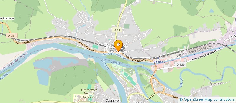 localisation de l'entreprise SCI FAB à SAINT-LEGER-DES-VIGNES