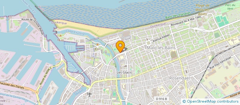 localisation de l'entreprise SCI FAB à DUNKERQUE