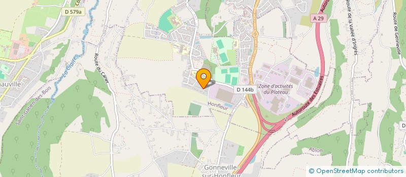 localisation de l'entreprise SCI FAB  GONNEVILLE-SUR-HONFLEUR