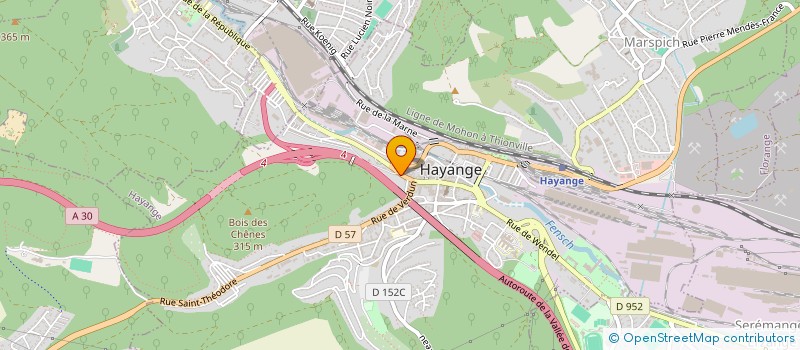 localisation de l'entreprise SCI FAB'S  HAYANGE