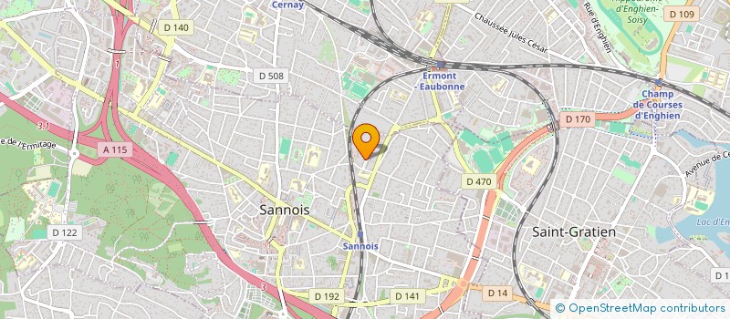 localisation de l'entreprise SCI FAB'S  SANNOIS