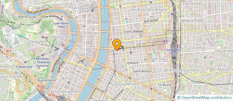 localisation de l'entreprise SCI FAB4  LYON