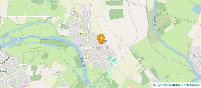 localisation de l'entreprise SCI FABACIER  CANTENAY-EPINARD