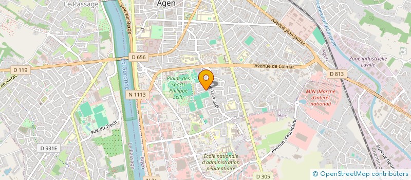 localisation de l'entreprise SCI FABAR  AGEN