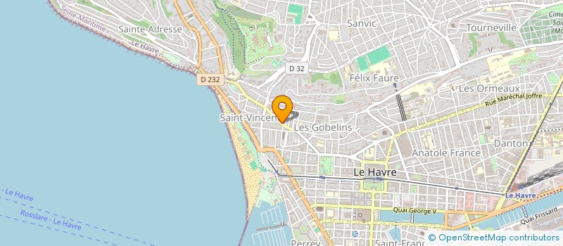 localisation de l'entreprise SCI FABARMOR à LE HAVRE