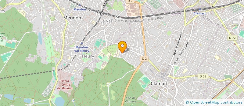 localisation de l'entreprise SCI FABAUD  CLAMART